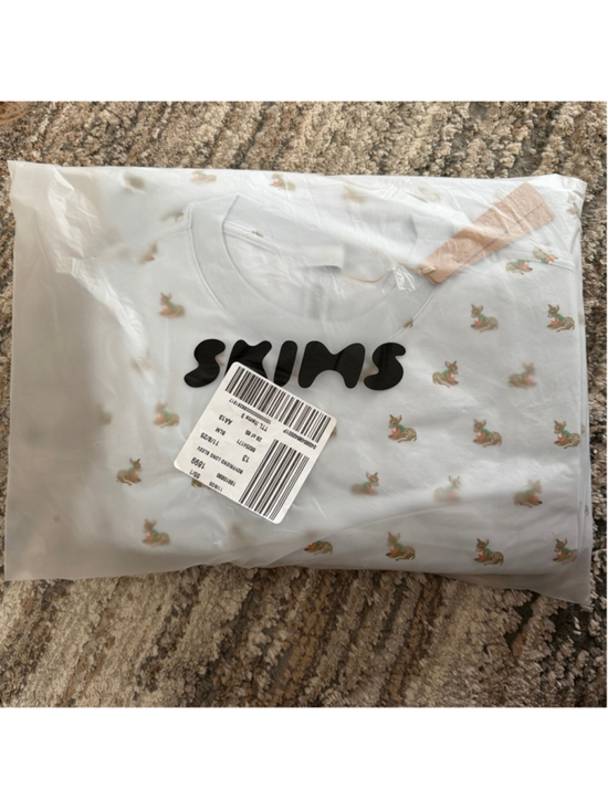 SKIMS Other - SKIMS Boyfriend Long-Sleeve Zen Blue Baby Deer Pajama Set L SKU690